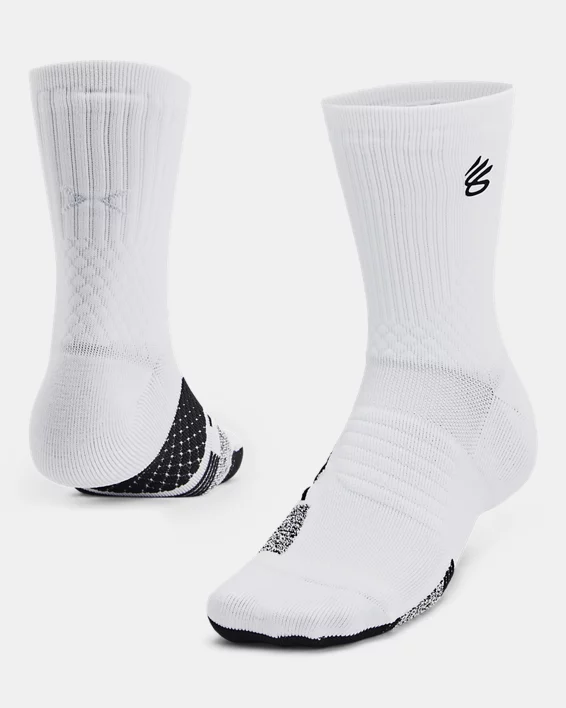 Curry ArmourDry Playmaker Unisex Mid-Crew Socks