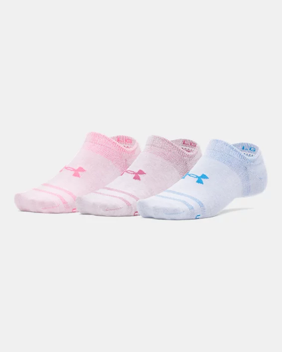 UA Essential Unisex 3-Pack No-Show Socks