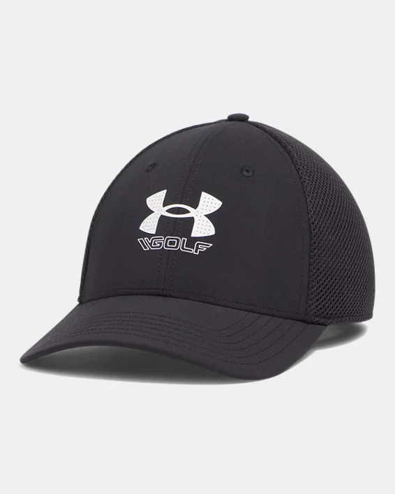 UA Drive Low Mens Stretch Fit Cap