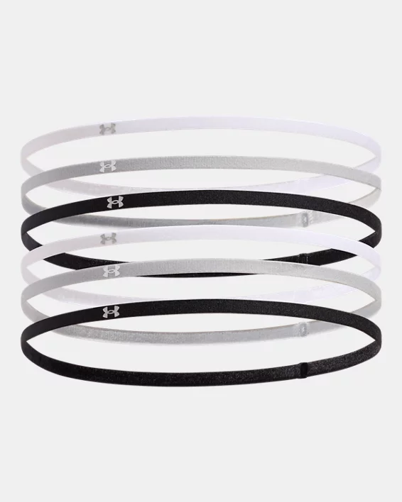 UA Mini Elastic Womens 6-Pack Headbands