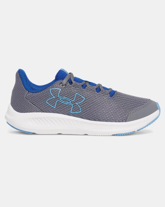 UA Charged Pursuit 3 Big Logo Boys Grade School Running Shoes
