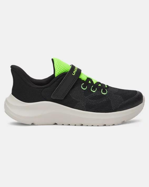 UA Pursuit 4 Big Logo AC Boys Pre-School Running Shoes