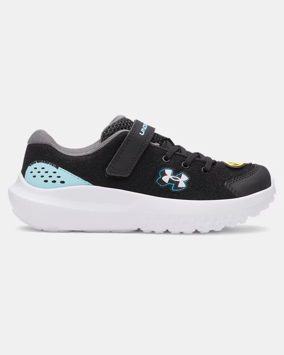 UA Surge 4 AC Patches Boys Pre-School Running Shoes