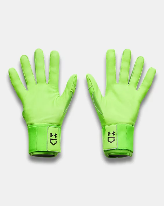 UA Yard 10 Long Cuff Mens Batting Gloves