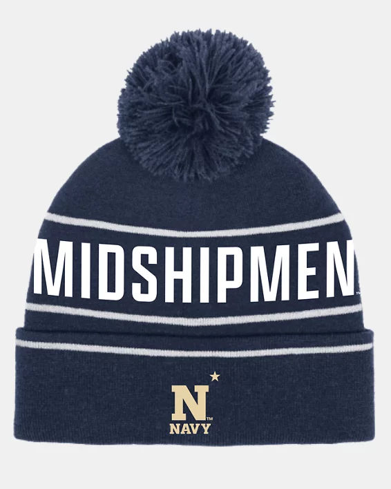 UA Halftime Jacquard Collegiate Kids Pom Beanie