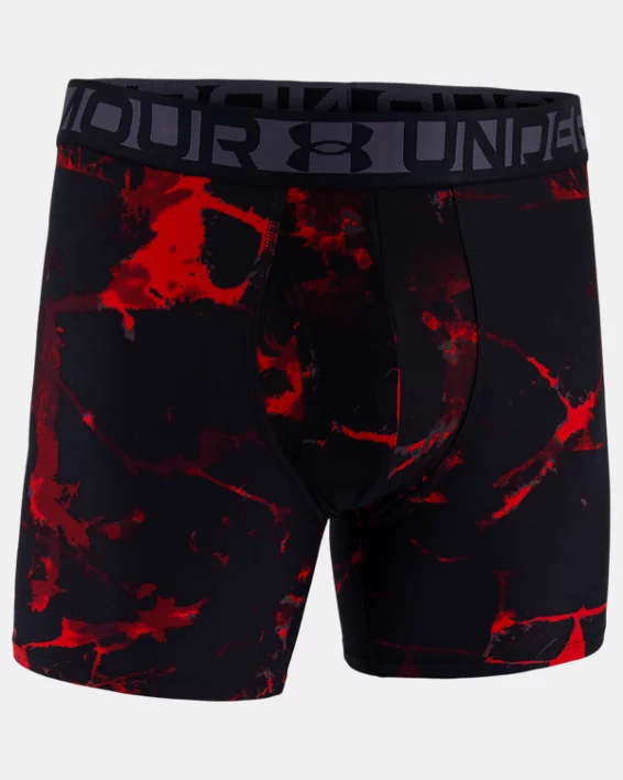 Mens UA Performance Tech Printed 6" Boxerjock
