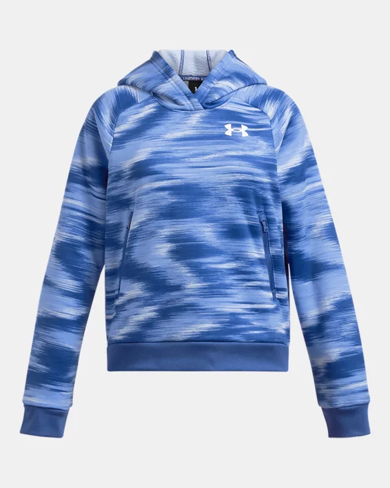 Armour Fleece Pro Print Girls Hoodie