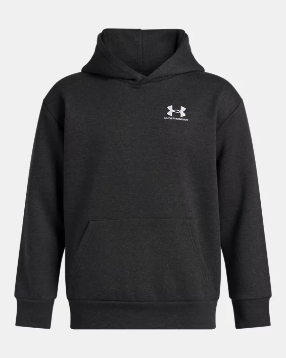 UA Icon Fleece Heather Boys Oversized Hoodie