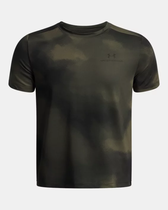 UA Vanish Printed Boys Short Sleeve