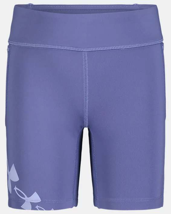 UA Movement Branded Little Girls Shorts