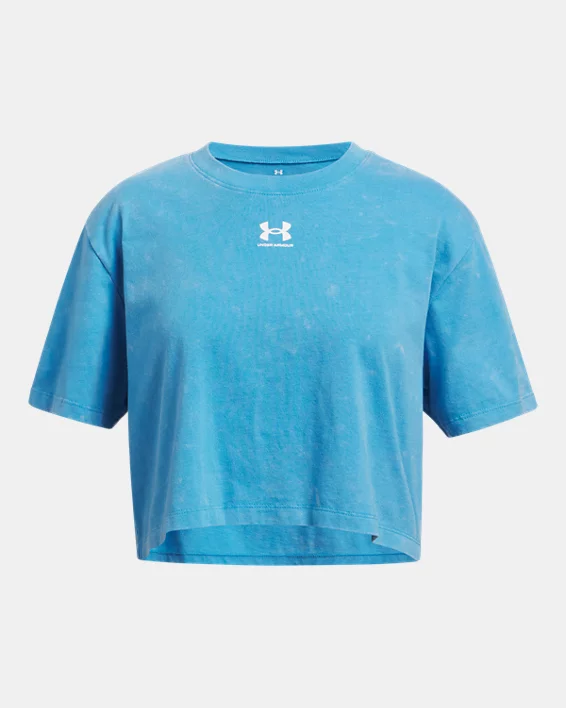 UA Rival Wash Girls Short Sleeve