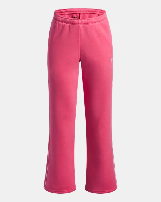 UA Rival Fleece Piped Girls Pants