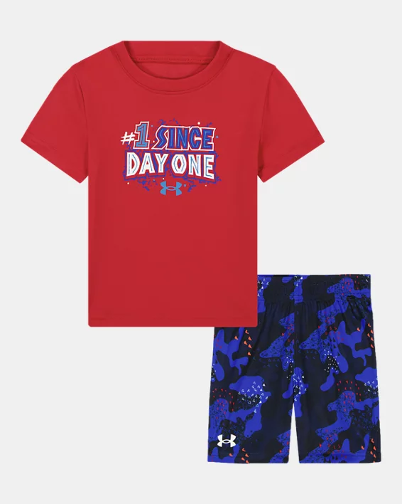 UA Tech Day 1 Printed Toddler Boys Shorts Set
