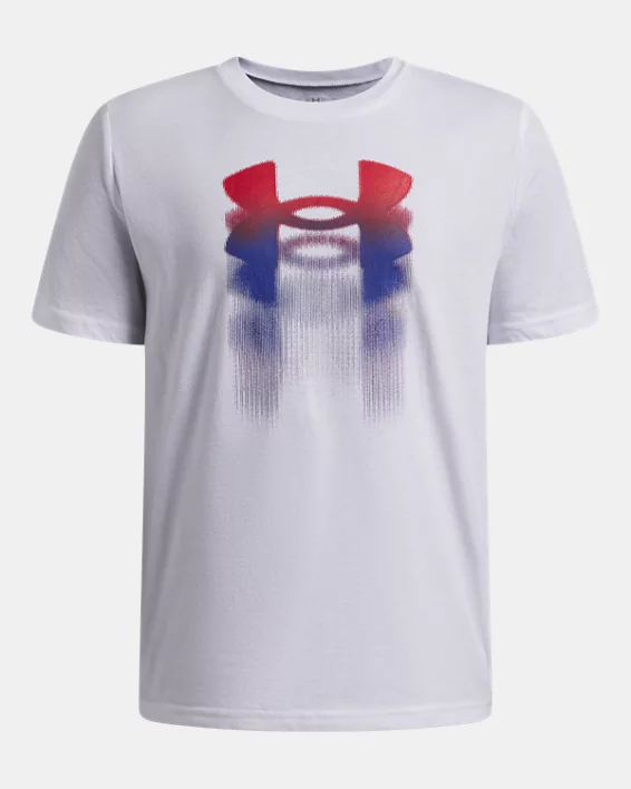 UA Logo Blur Boys Short Sleeve
