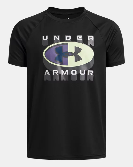 UA Tech Graphic Boys Short Sleeve