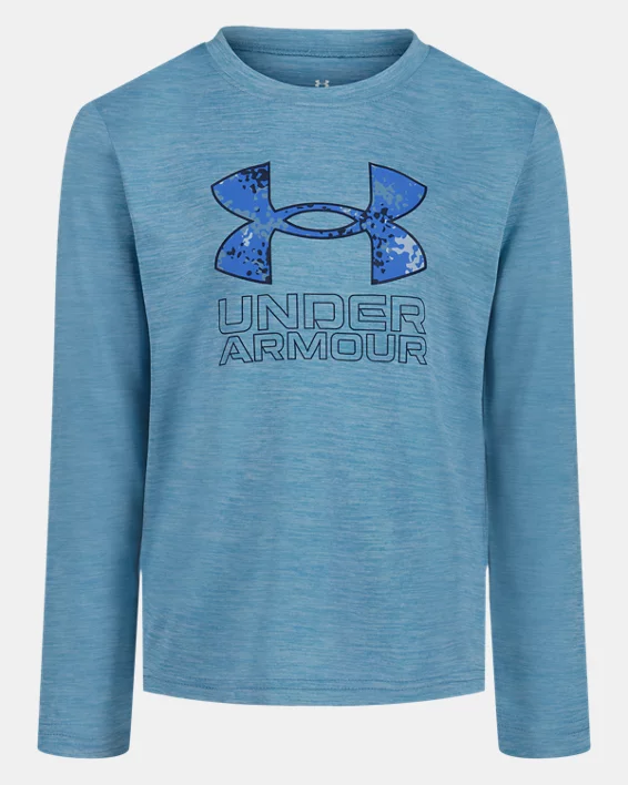 UA Core Logo Twist Tech Little Boys Long Sleeve