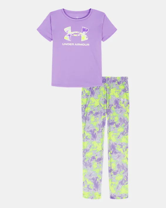 UA Printed Infant Girls Leggings Set