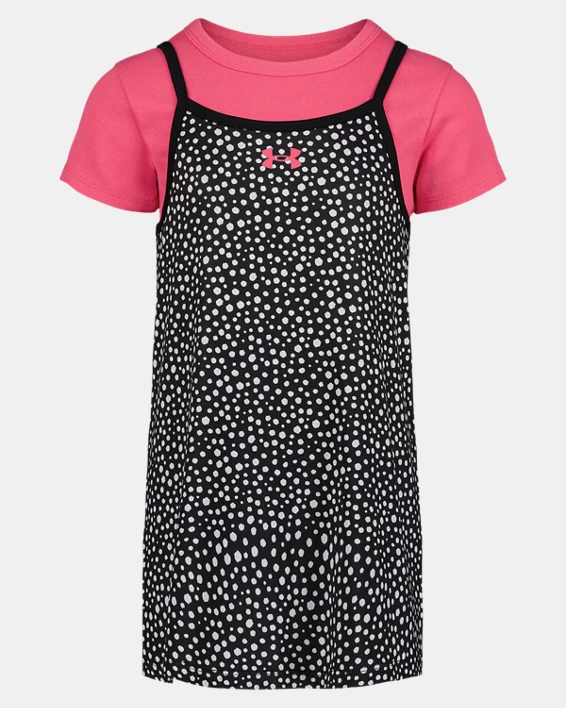 UA Dots Little Girls Baby T Dress Set