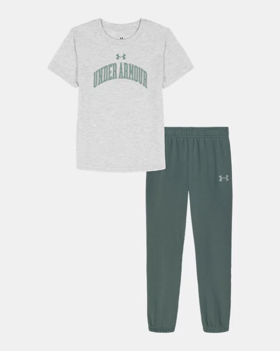 UA Tech Infant Boys Short Sleeve & Joggers Set