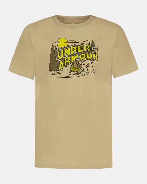 UA Bear Fishing Boys Short Sleeve