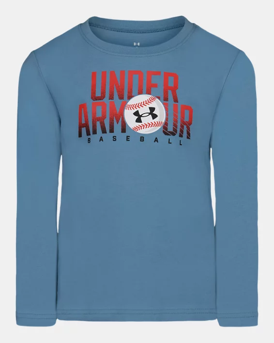 UA Core Baseball Little Boys Long Sleeve