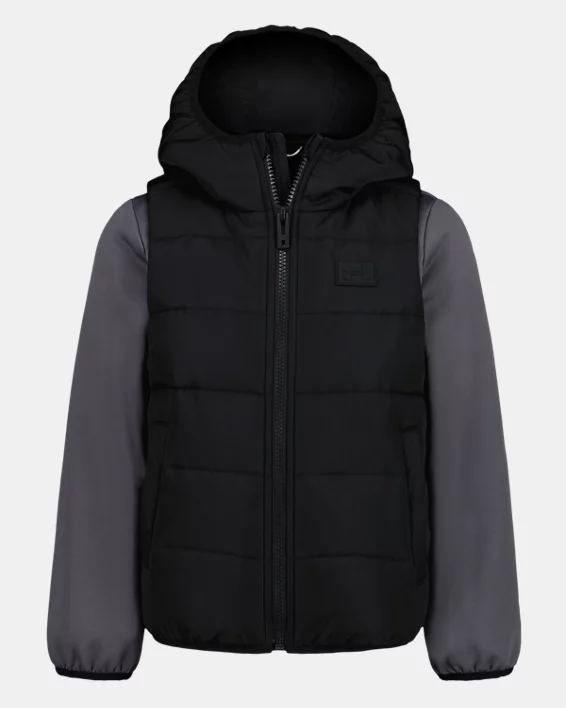 UA Twofer Boys Hoodie Vest