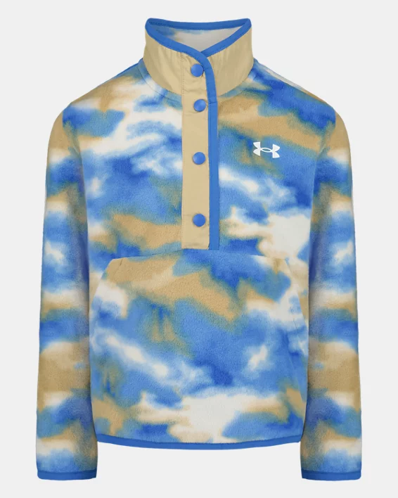 UA Printed Microfleece Little Boys  Snap Collar Pullover
