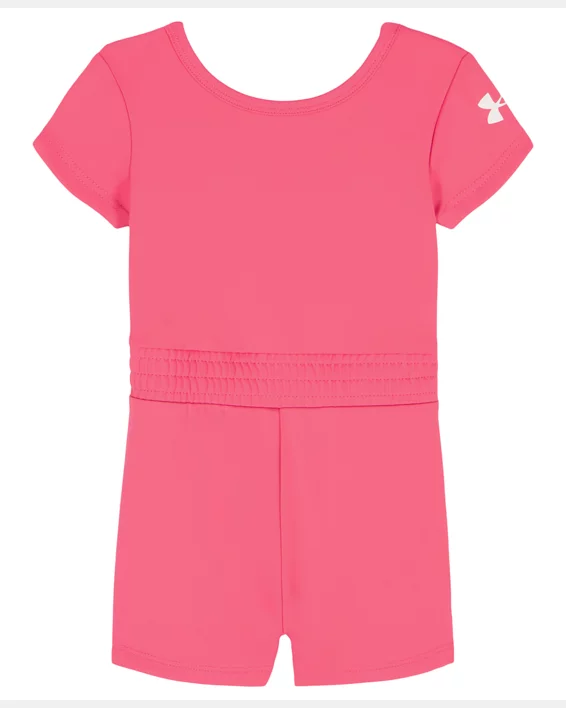 UA Short Sleeve Newborn Girls Romper