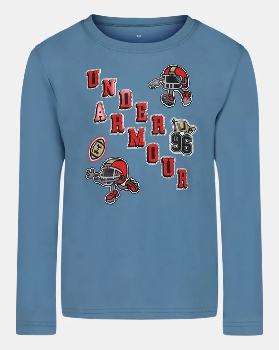 UA Football Little Boys Long Sleeve