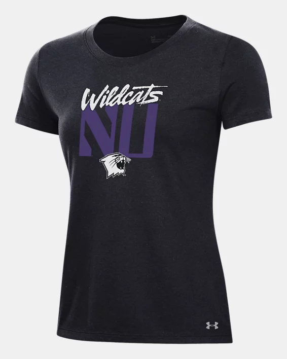 UA Performance Cotton Collegiate Womens Short Sleeve