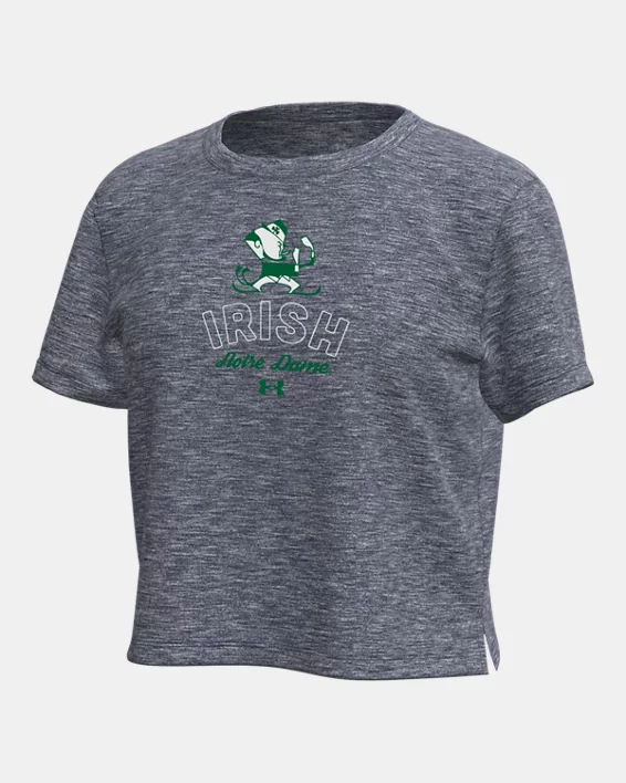 UA Breezy Collegiate Girls Short Sleeve