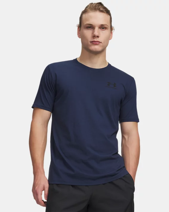 UA Left Chest Logo Mens Short Sleeve