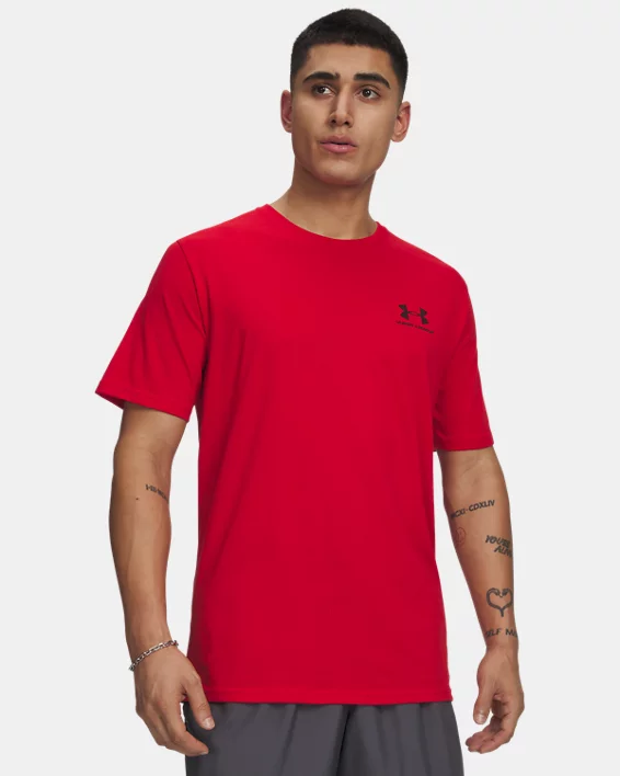 UA Left Chest Logo Mens Short Sleeve