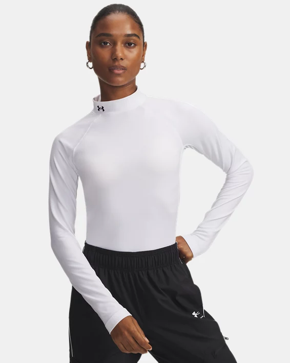 ColdGear Womens Mock Neck Long Sleeve