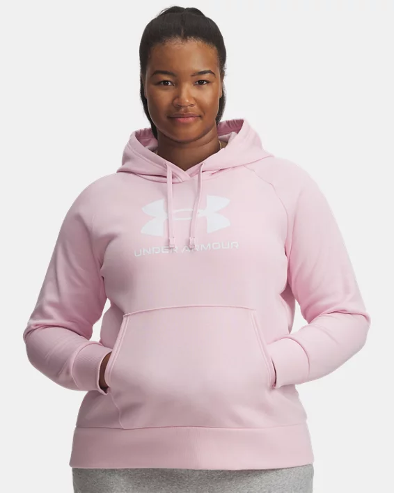 UA Rival Fleece Womens Logo Hoodie