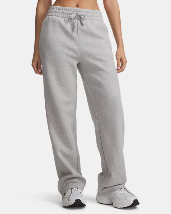 UA Rival Fleece Womens Straight Leg Pants