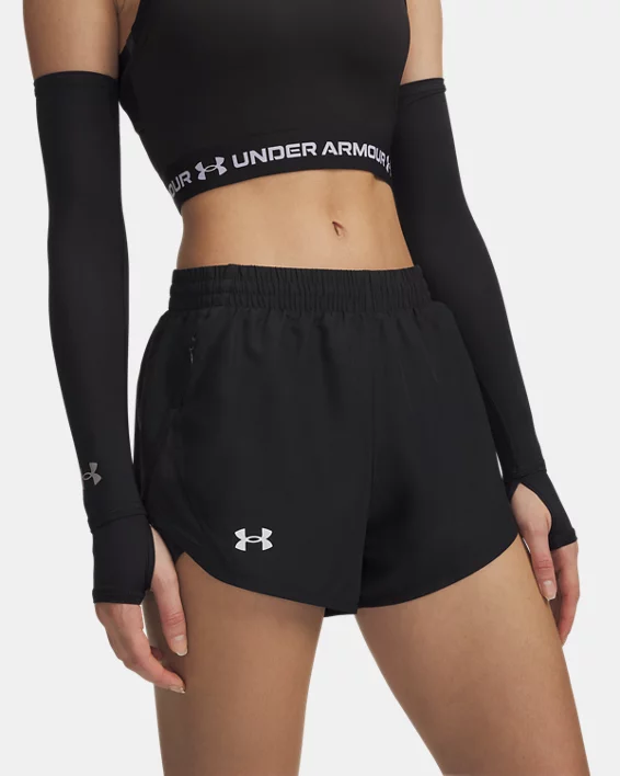 UA Fly-By Womens 3" Shorts