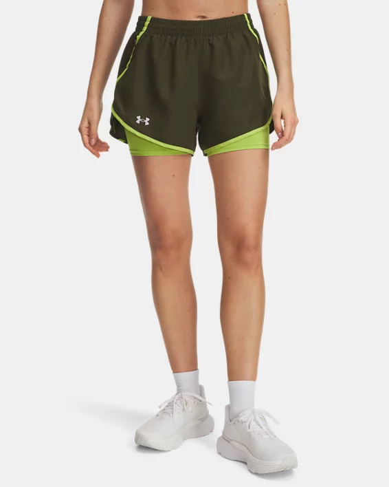 UA Fly-By Womens 2-in-1 Shorts