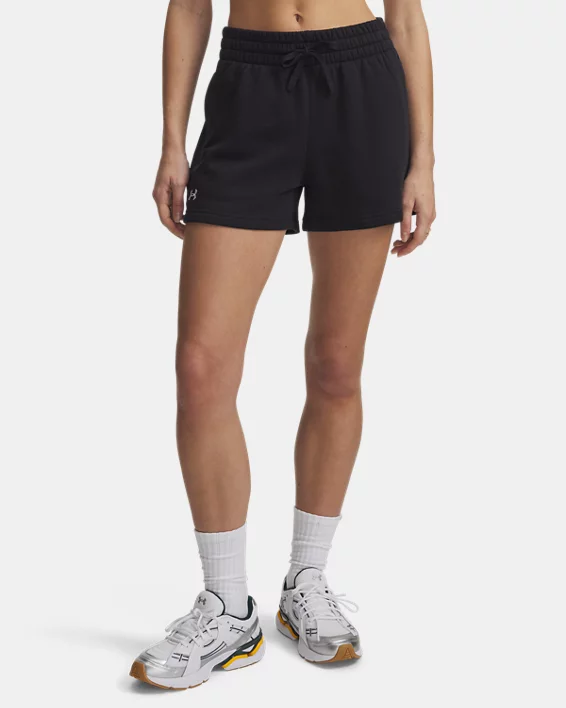 UA Rival Fleece Womens 3.5" Shorts