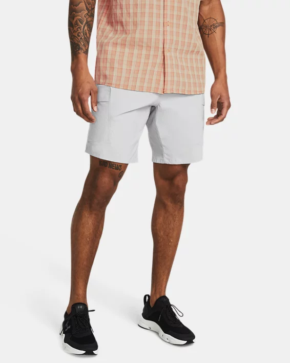 UA Fish Pro 2.0 Mens 9" Cargo Shorts
