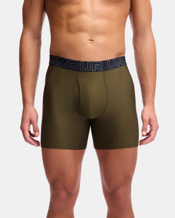 UA Performance Tech Mesh Mens 6" 3-Pack Boxerjock