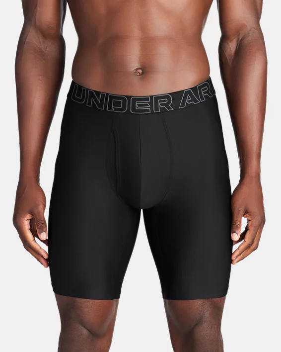 UA Performance Tech Mesh Mens 9" 3-Pack Boxerjock