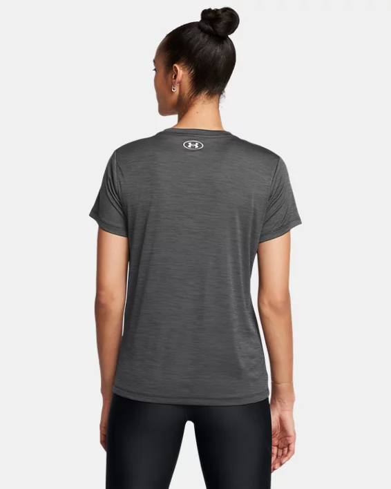 UA Tech Twist Womens V-Neck Short Sleeve