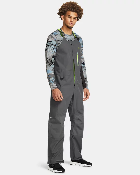 UA Fish Elite Mens Rain Bib