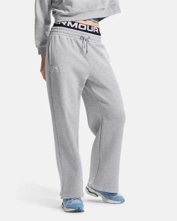 UA Icon Fleece Womens Wide Leg Pants
