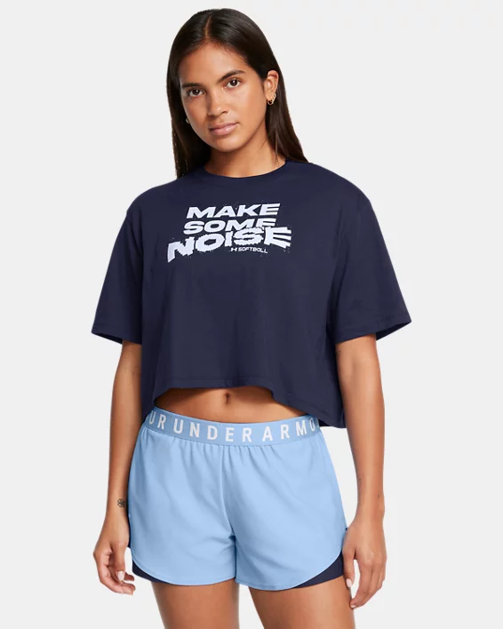 UA Make Noise Womens Short Sleeve