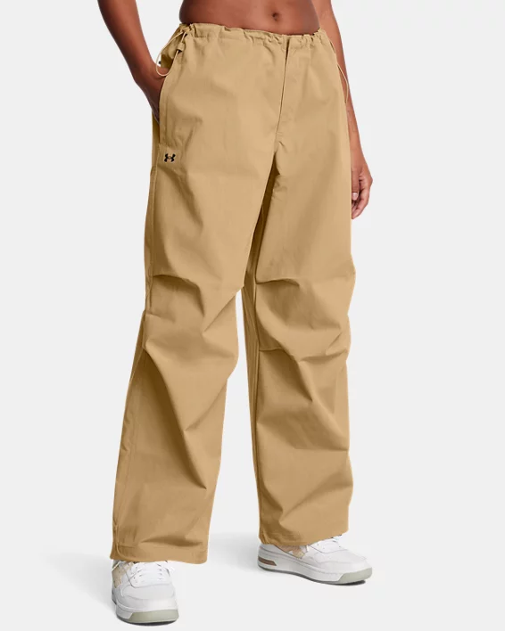 UA Unstoppable Ripstop Womens Parachute Pants