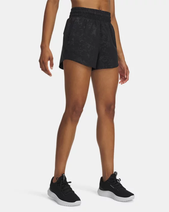 UA Vanish Emboss Womens 3" Shorts