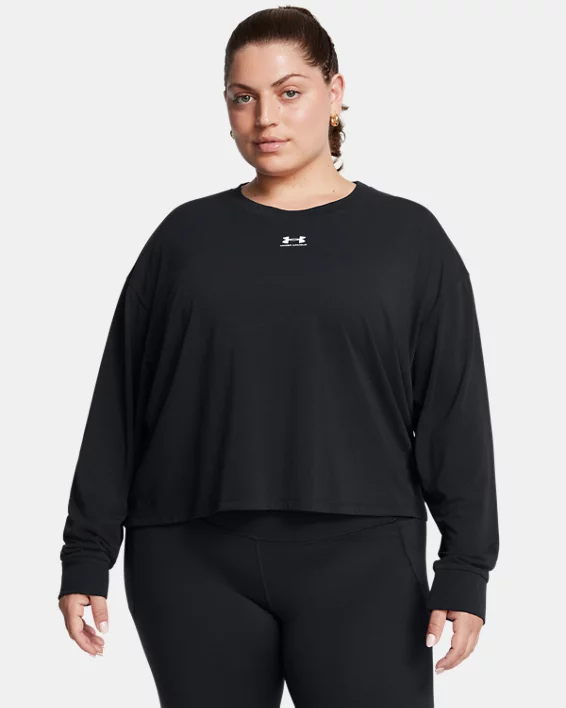 UA Rival Boxy Womens Long Sleeve