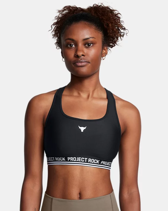 Project Rock Mid Crossback Womens Sports Bra